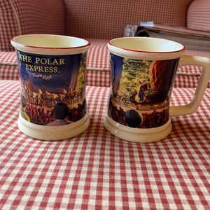 2025 Polar Express Christmas Mugs Set Pair of 2 New Never Used